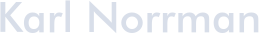 Karl Norrman text logo